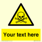WN3012: Custom Toxic Safety Sign
