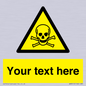 WN3012: Custom Toxic Safety Sign