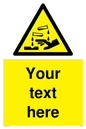 WN3013: Warning Corrosive Safety Sign