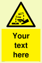 WN3013: Warning Corrosive Safety Sign
