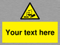 WN3013: Warning Corrosive Safety Sign