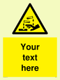 WN3013: Warning Corrosive Safety Sign