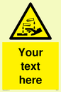 WN3013: Warning Corrosive Safety Sign