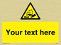 WN3013: Warning Corrosive Safety Sign