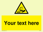 WN3013: Warning Corrosive Safety Sign