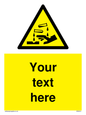WN3013: Warning Corrosive Safety Sign
