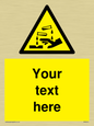 WN3013: Warning Corrosive Safety Sign