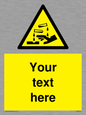 WN3013: Warning Corrosive Safety Sign