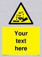 WN3013: Warning Corrosive Safety Sign