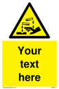 WN3013: Warning Corrosive Safety Sign