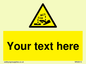 WN3013: Warning Corrosive Safety Sign