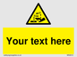 WN3013: Warning Corrosive Safety Sign