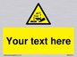 WN3013: Warning Corrosive Safety Sign