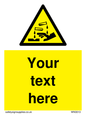 WN3013: Warning Corrosive Safety Sign
