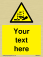 WN3013: Warning Corrosive Safety Sign