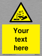 WN3013: Warning Corrosive Safety Sign