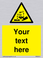 WN3013: Warning Corrosive Safety Sign