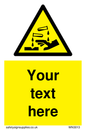 WN3013: Warning Corrosive Safety Sign