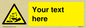 WN3013: Warning Corrosive Safety Sign