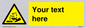 WN3013: Warning Corrosive Safety Sign