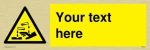 WN3013: Warning Corrosive Safety Sign