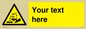 WN3013: Warning Corrosive Safety Sign