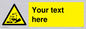 WN3013: Warning Corrosive Safety Sign