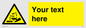 WN3013: Warning Corrosive Safety Sign