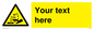 WN3013: Warning Corrosive Safety Sign