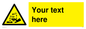 WN3013: Warning Corrosive Safety Sign