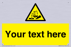 WN3013: Warning Corrosive Safety Sign