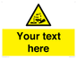 WN3013: Warning Corrosive Safety Sign