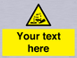 WN3013: Warning Corrosive Safety Sign
