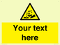 WN3013: Warning Corrosive Safety Sign