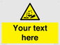 WN3013: Warning Corrosive Safety Sign