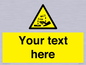WN3013: Warning Corrosive Safety Sign