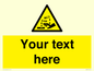 WN3013: Warning Corrosive Safety Sign