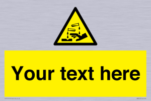 WN3013: Warning Corrosive Safety Sign