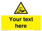 WN3013: Warning Corrosive Safety Sign