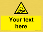 WN3013: Warning Corrosive Safety Sign