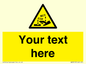 WN3013: Warning Corrosive Safety Sign