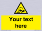WN3013: Warning Corrosive Safety Sign