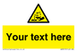 WN3013: Warning Corrosive Safety Sign