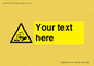 WN3013: Warning Corrosive Safety Sign