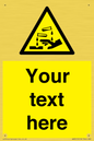 WN3013: Warning Corrosive Safety Sign