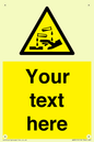 WN3013: Warning Corrosive Safety Sign