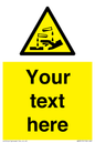 WN3013: Warning Corrosive Safety Sign