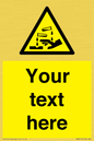 WN3013: Warning Corrosive Safety Sign