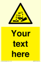 WN3013: Warning Corrosive Safety Sign