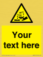 WN3013: Warning Corrosive Safety Sign